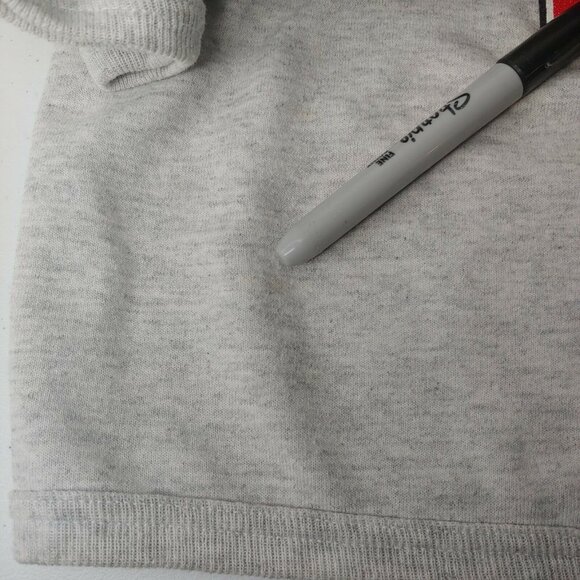 Vintage Disney Mickey Mouse Women's XL Sweatshirt Pullover Geometric Gray Retro - Picture 10 of 10